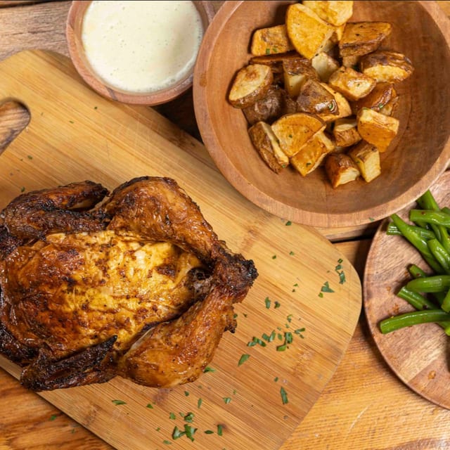 1/2 Baked Organic Chicken.