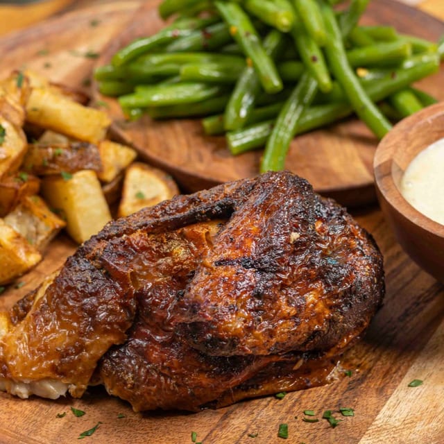 1/4 Baked Organic Chicken.