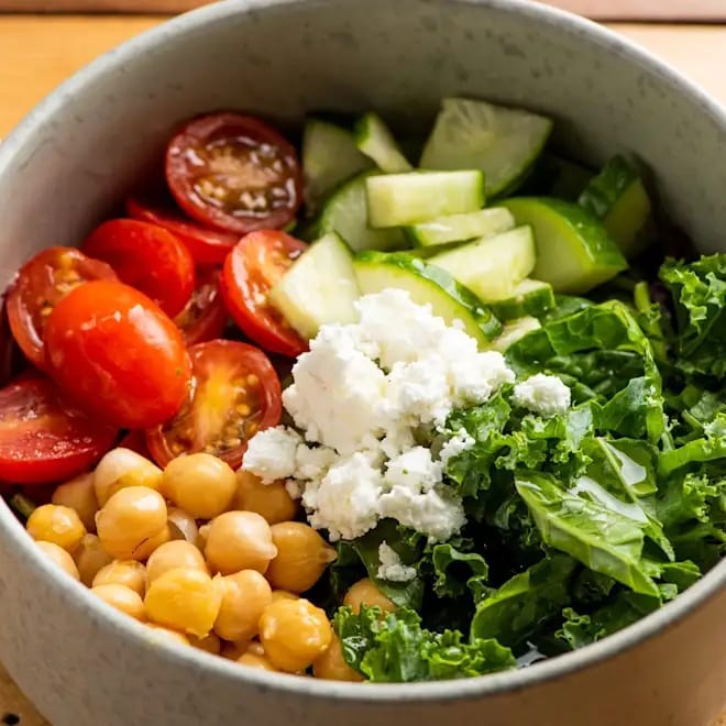 Mediterranean Chickpeas Salad.