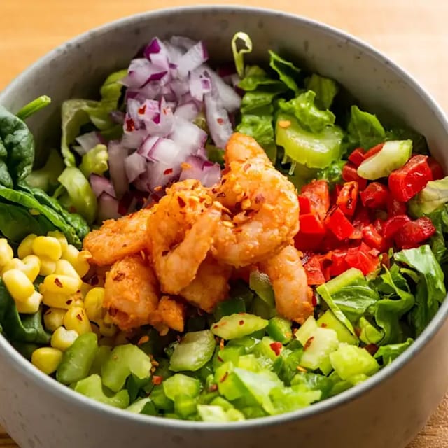 Mango Shrimp Salad.