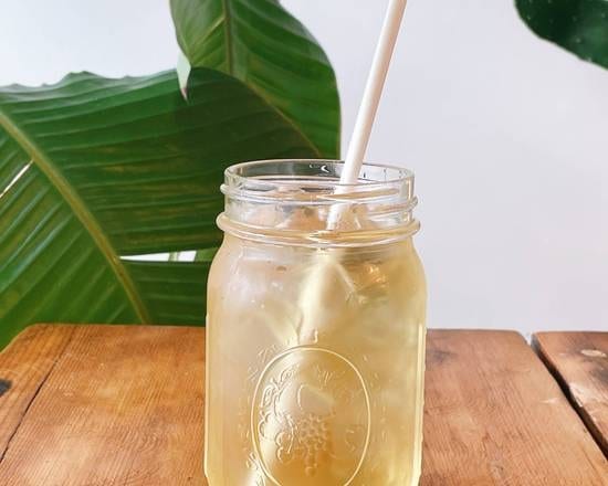 Organic Ginger Lemon Iced Tea.